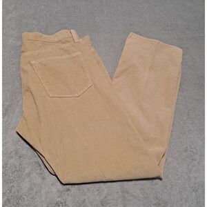 Sid mashburn‎ button fly usa made corduroy pants fit 34X28.5 (tag 34X32) tan